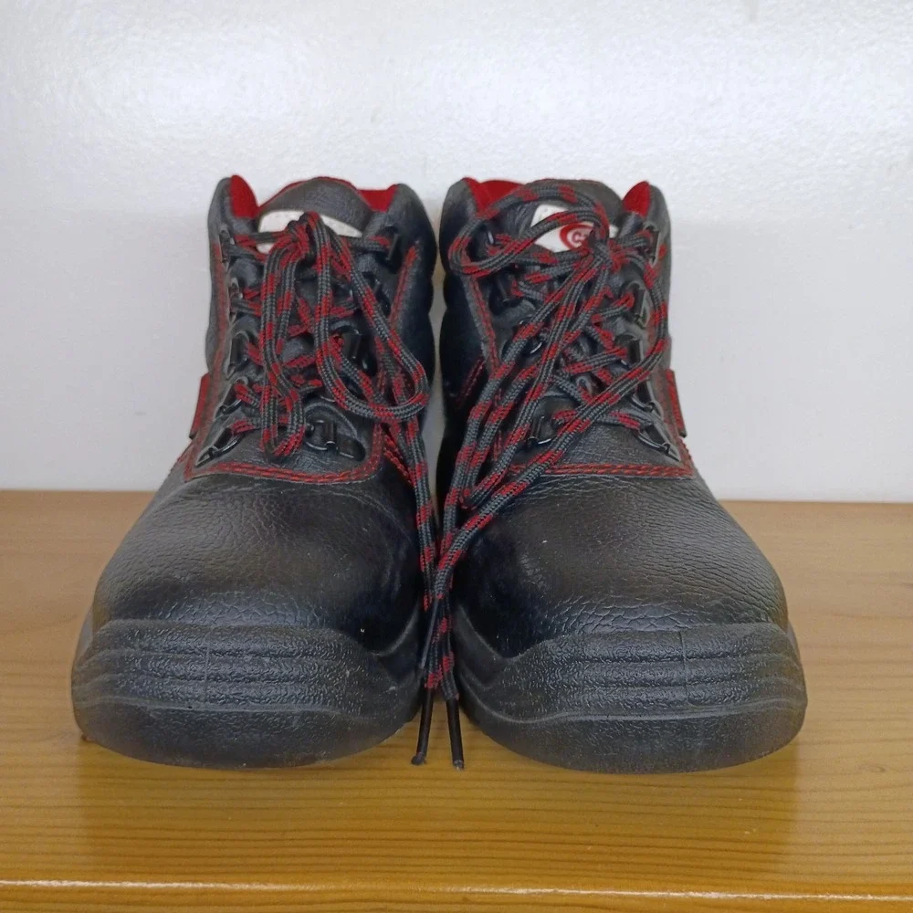 CJ WORK Women's Black Industrial Work Steel Toe FR Shoes Boots Eu Size 36 US 5.5